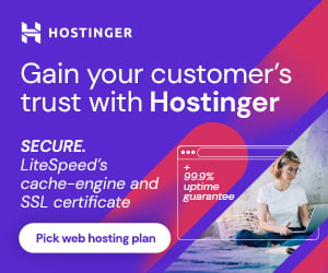 hostinger web hosting for wordpres website